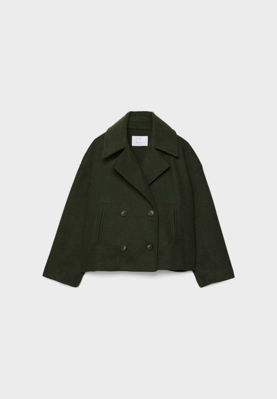 April | Women's Oversized Double-Breasted Short Jacket