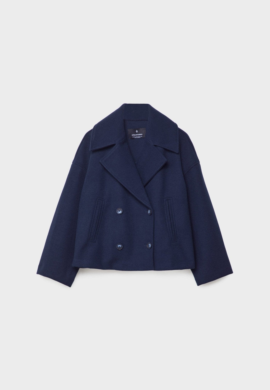April | Women's Oversized Double-Breasted Short Jacket