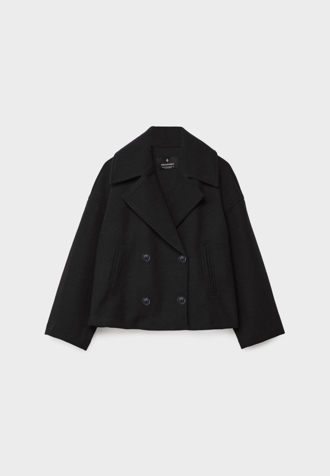 April | Women's Oversized Double-Breasted Short Jacket