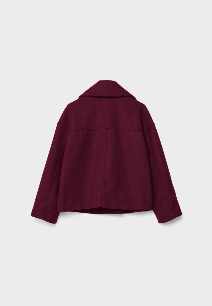 April | Women's Oversized Double-Breasted Short Jacket
