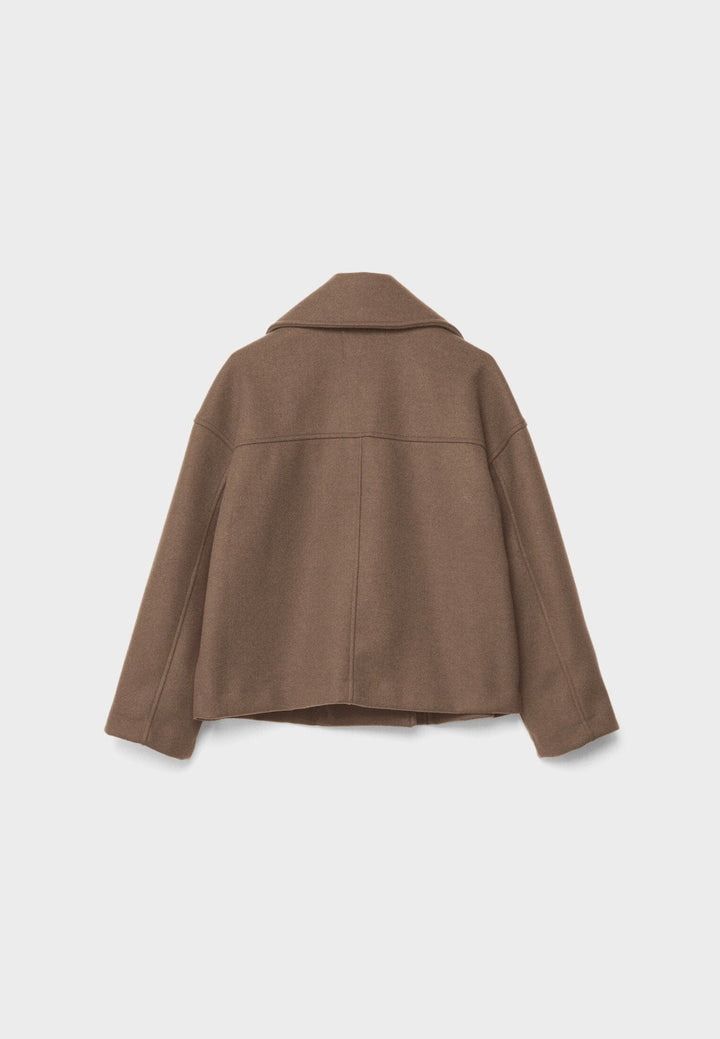 April | Women's Oversized Double-Breasted Short Jacket