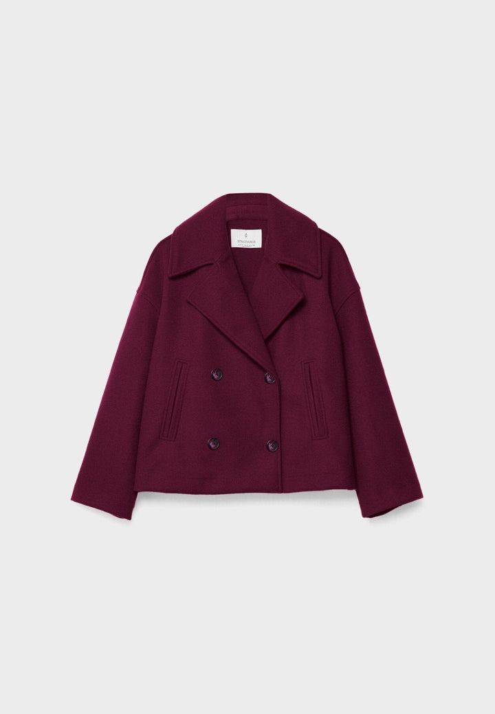 April | Women's Oversized Double-Breasted Short Jacket