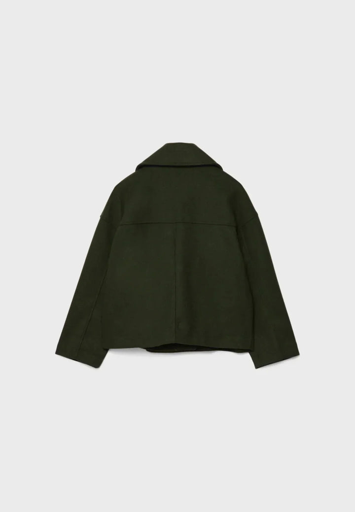 April | Women's Oversized Double-Breasted Short Jacket