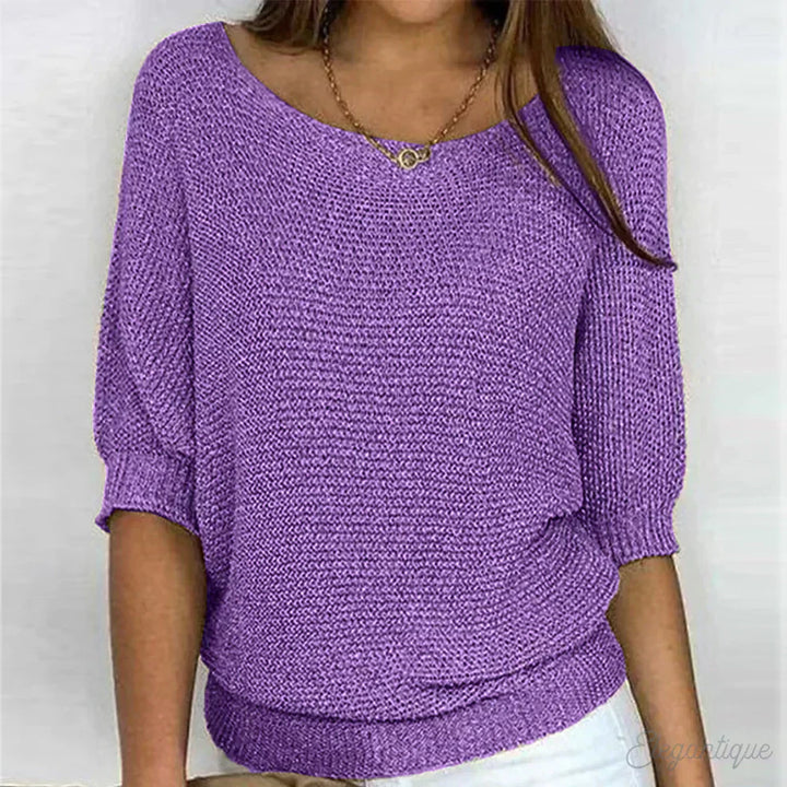 Charlotte - Relaxed Knit Sweater