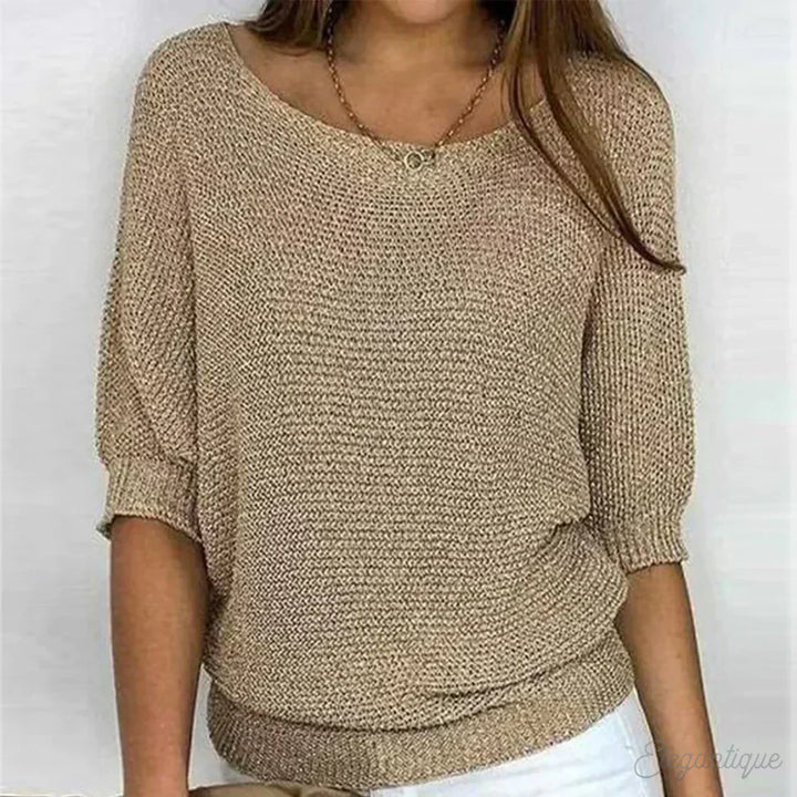 Charlotte - Relaxed Knit Sweater