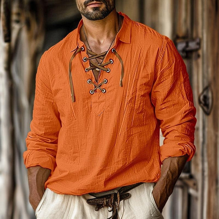 Josephus | Stylish Linen Long Sleeve Shirt for Men