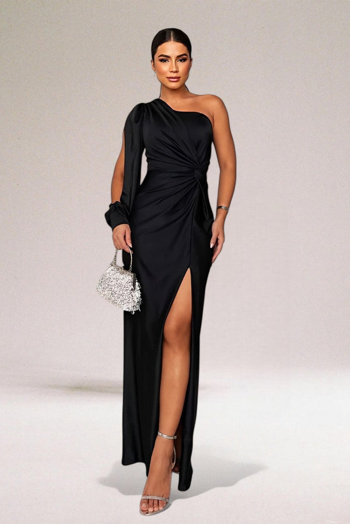 Costanza | Elegant Satin Evening Dress for Special Occasions