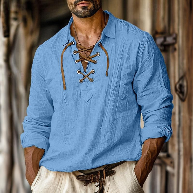 Josephus | Stylish Linen Long Sleeve Shirt for Men